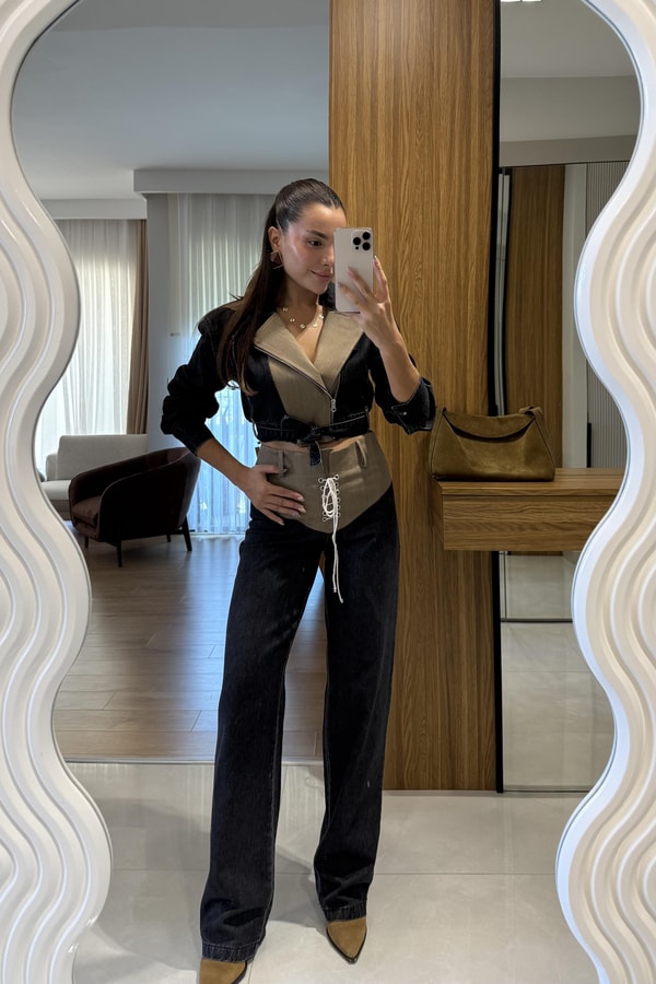 Parsian Tasarım Denim İkili Takım