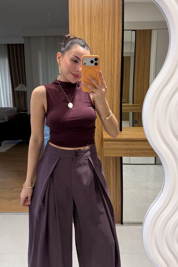 Paty Mürdüm Sırt Dekolteli Body 