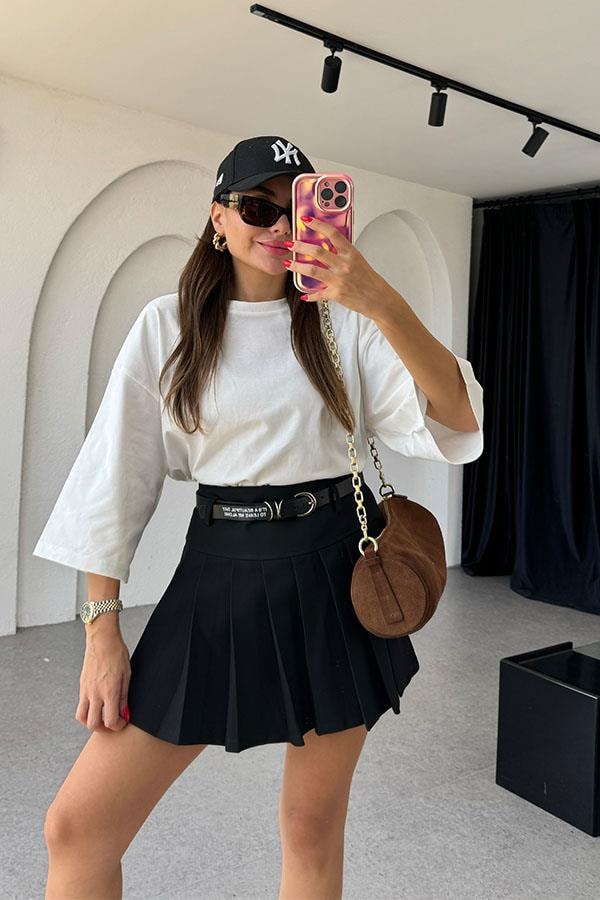 Rancy Oversize Beyaz Tshirt