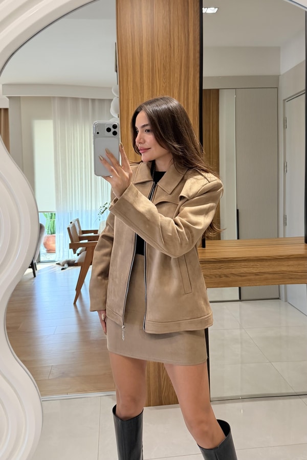 Range Taba Süet Takım