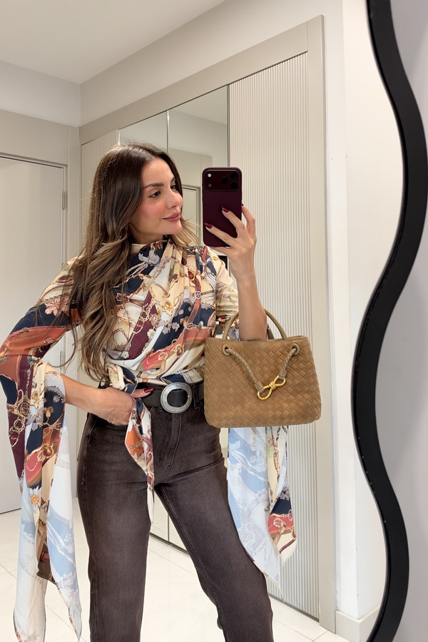 Sofie Zincir Desen Tasarım Bluz