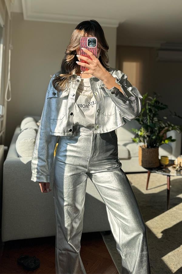 Stephin Silver Ceket