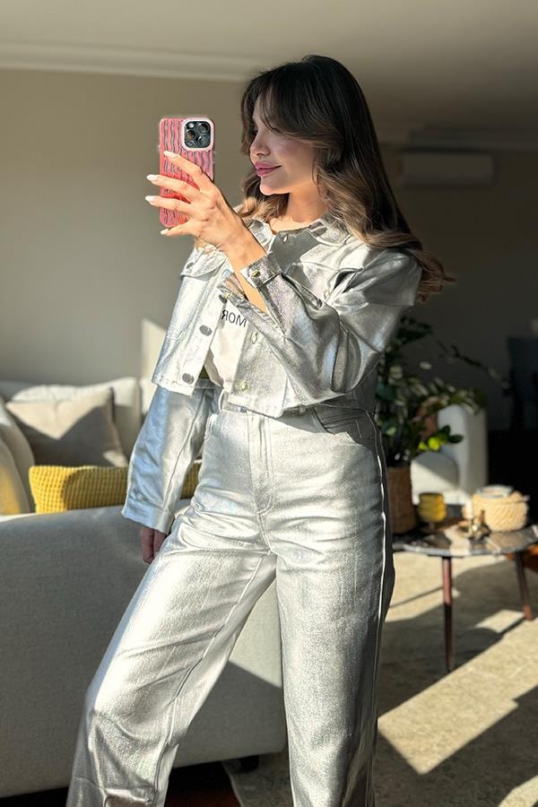 Stephin Silver Ceket