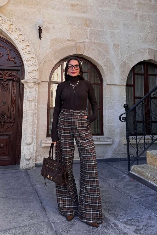 Terazza Ekose Pantolon