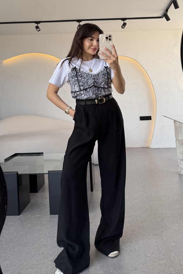 Tracy Dantel Görünümlü Tshirt