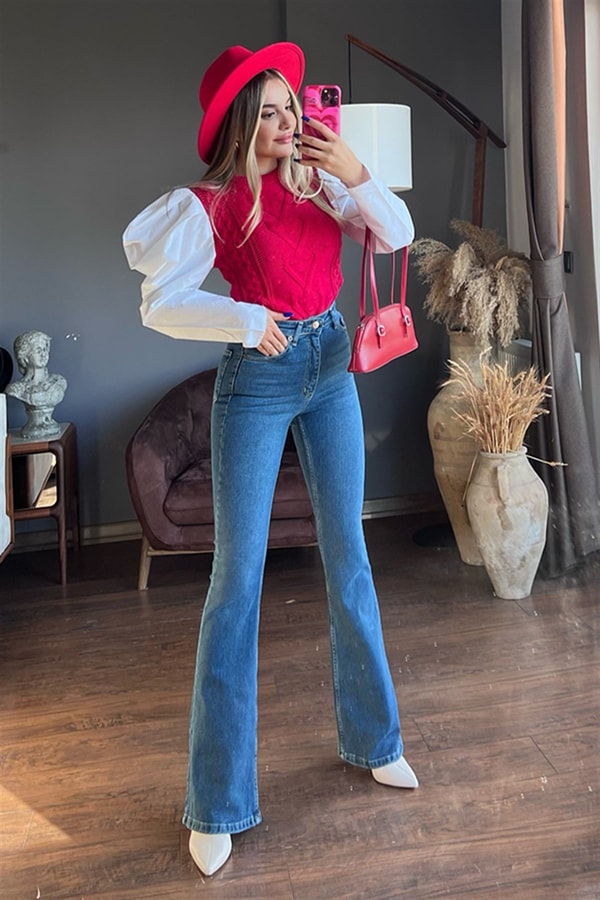 Utica midblue ispanyol jean