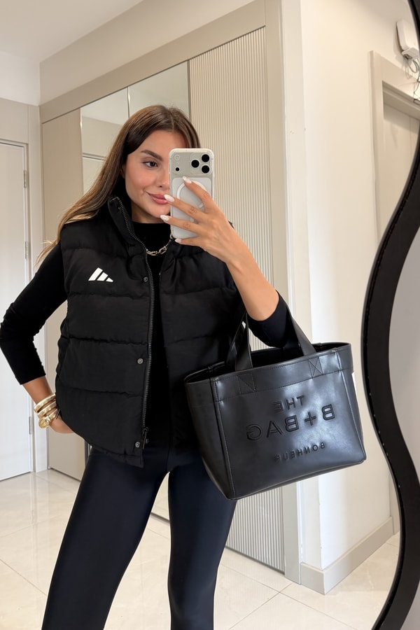 Velior Siyah Marka Model Şişme Yelek