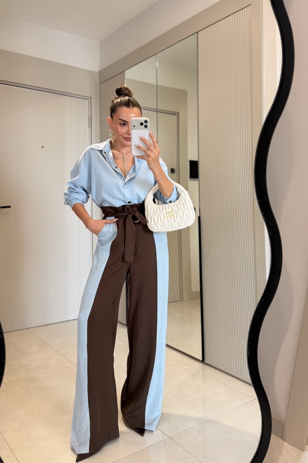 Ventus Lightblue Garnili Tensel Denim Takım