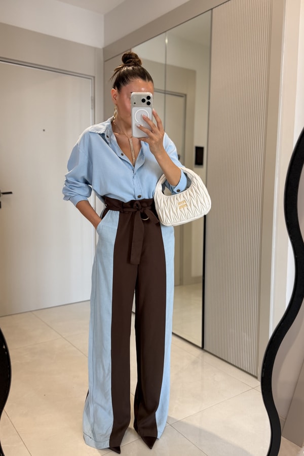 Ventus Lightblue Garnili Tensel Denim Takım