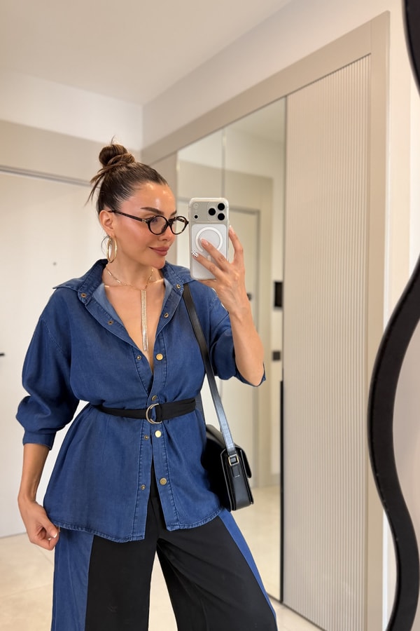 Ventus Midblue Garnili Tensel Denim Takım