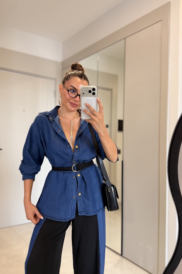 Ventus Midblue Garnili Tensel Denim Takım