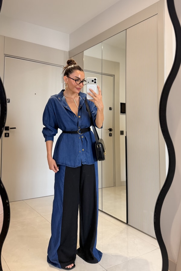 Ventus Midblue Garnili Tensel Denim Takım