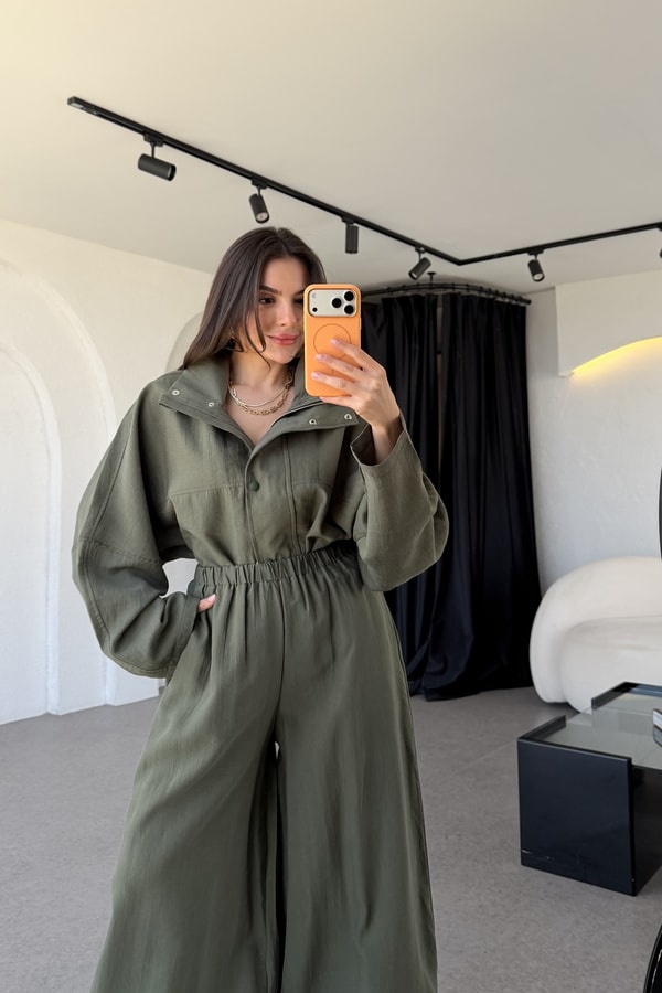 Vessi Haki Premium Bomber İkili Takım