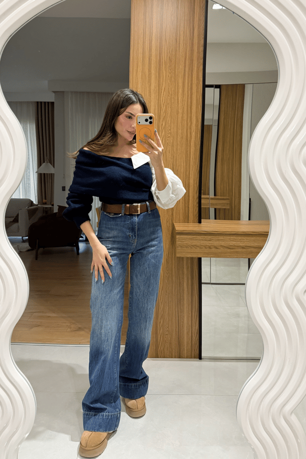 Vibra Midblue Wide Leg Jean