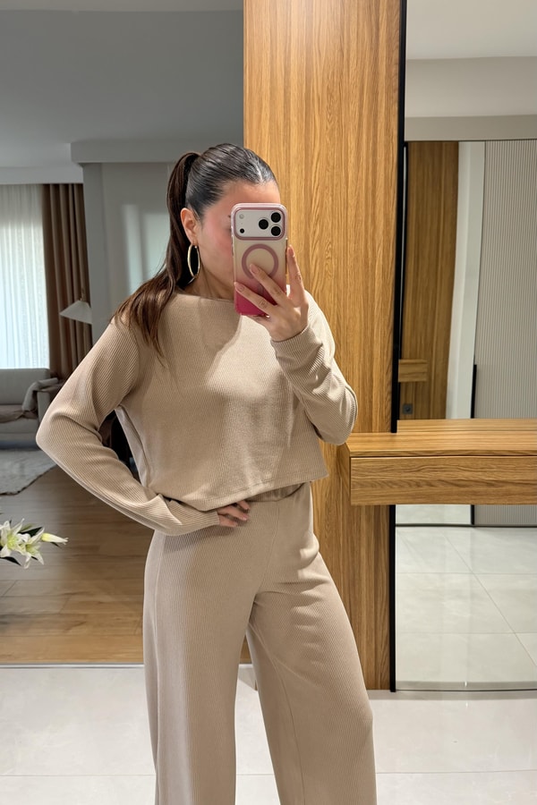 Wilma Sütlü Kahve Fitilli İkili Takım