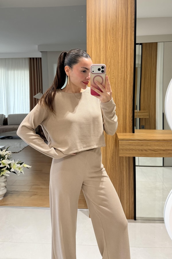 Wilma Sütlü Kahve Fitilli İkili Takım