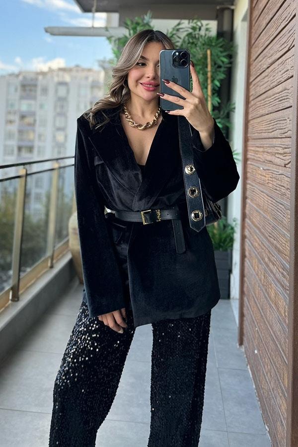 Ysl siyah kemer