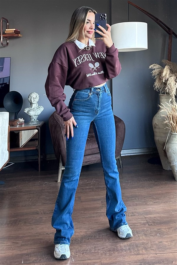 Zr midblue ispanyol jean