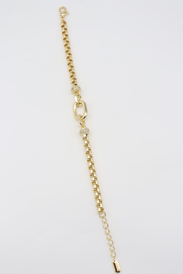 Vıp Bileklik 14 K-14326 (17+2cm)