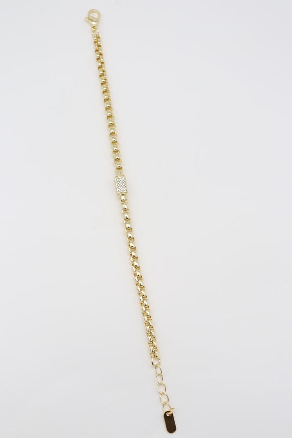 Vıp Bileklik 14 K-14330 (17+2cm)