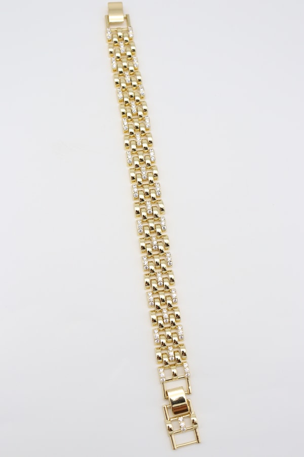 Vıp Bileklik 14 K-14365 (17+2cm)