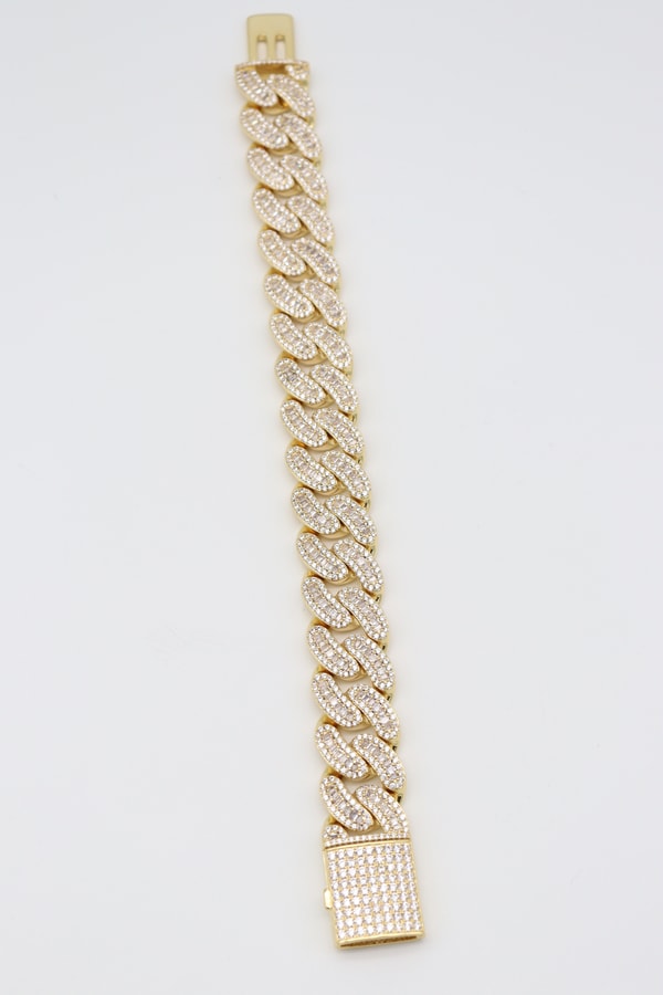 Vıp Dıamond Bileklik 14 K-14479 (20cm)