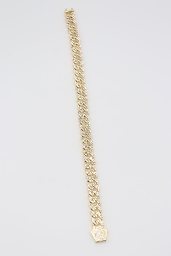 Vıp Dıamond Bileklik 14 K-14482 (19cm)