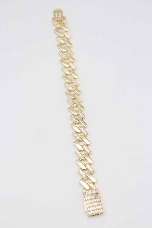 Vıp Dıamond Bileklik 14 K-14700 (18cm)