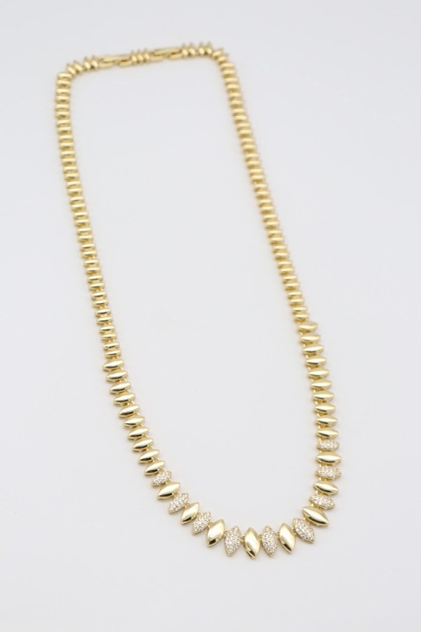 Vıp Dıamond Kolye 14 K-13892 (45cm)