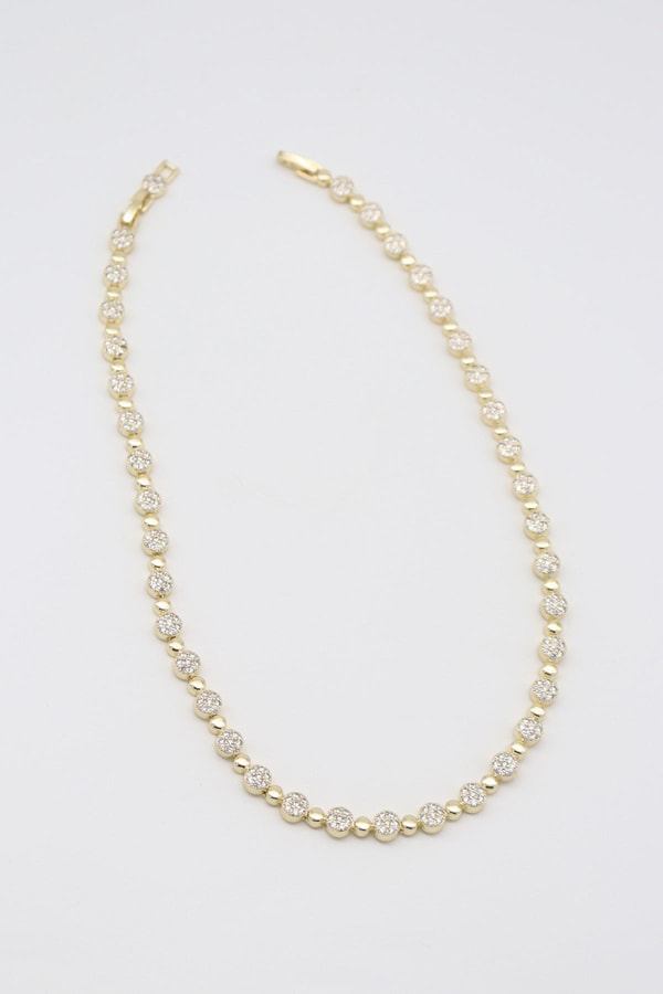 Vıp Dıamond Kolye 14 K-13893 (40cm)