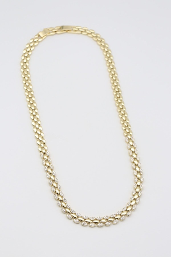 Vıp Dıamond Kolye 14 K-13897 (45cm)