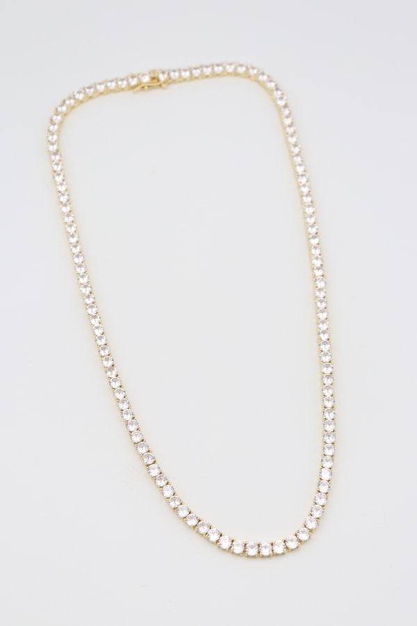 Vıp Dıamond Kolye 14 K-14702 (45cm)