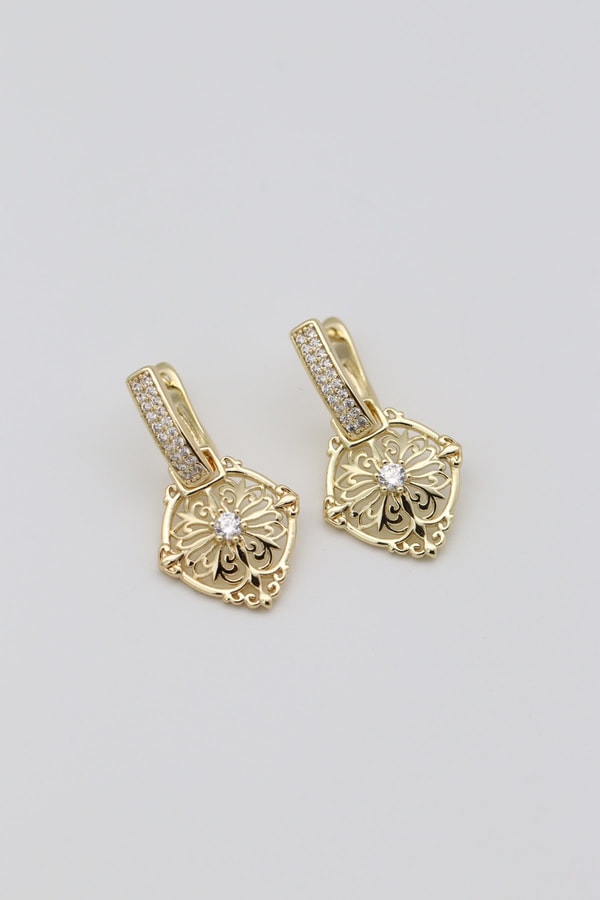 Vıp Küpe 14 K-13679 (30mm)