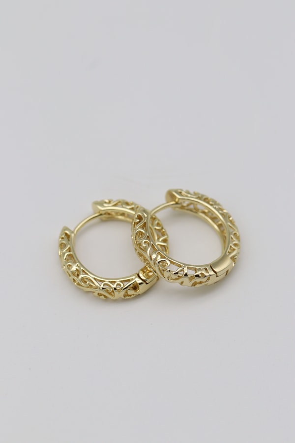 Vıp Küpe 14 K-14120 (20mm)