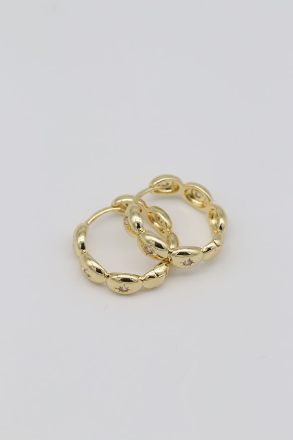 Vıp Küpe 14 K-14521 (17mm)