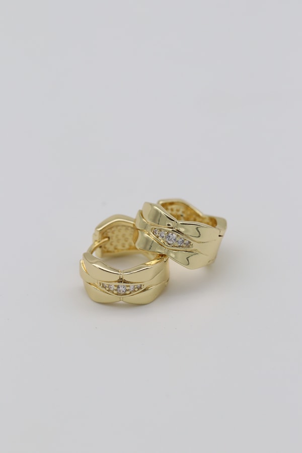 Vıp Küpe 14 K-14875 (12mm)