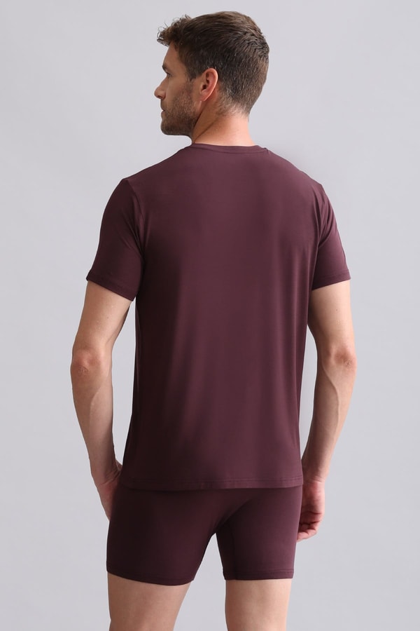 Erkek Bambu Zeus Bisiklet Yaka Fanila Mor