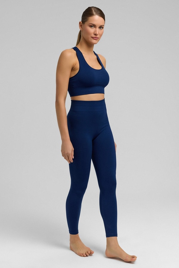 Kadın Activewear Bianca Seamless Sporcu Bralet Lacivert