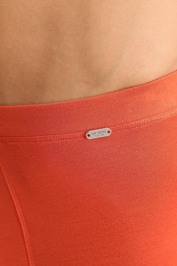 Mısırlı BAMBU ZEUS LUXURY Regular Fit Metal Armalı Long Boxer Pas Kırmızı