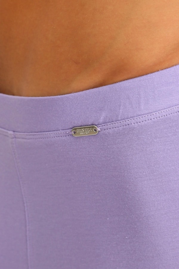 Mısırlı BAMBU ZEUS LUXURY Regular Fit Metal Armalı Boxer Mor