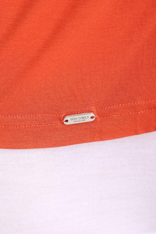 Mısırlı BAMBU ZEUS LUXURY Regular Fit V Yaka Fanila / T-Shirt Pas Kırmızı
