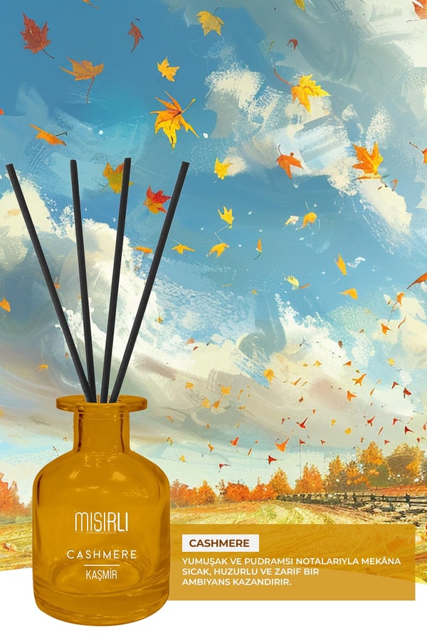 Mısırlı CASHMERE – 125 ml Çubuklu Oda Kokusu Renksiz