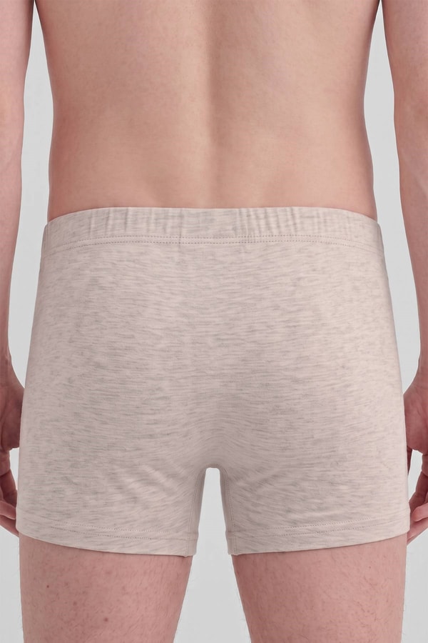 Mısırlı Erkek Gümüş Kısa Boxer Gri Melanj