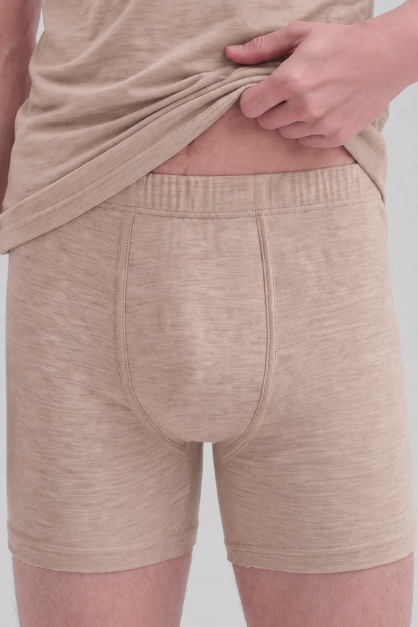 Mısırlı Erkek Gümüş Uzun Boxer Ten