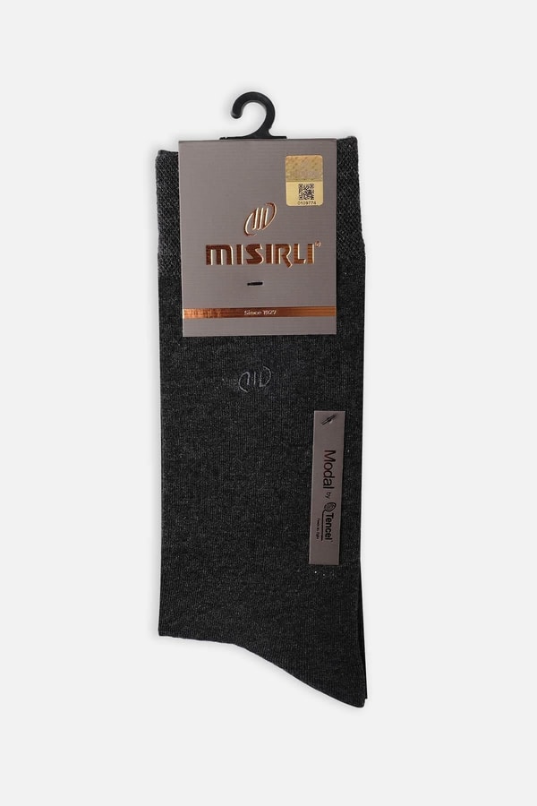 Mısırlı Erkek Modal Tekli Soket Çorap Antrasit