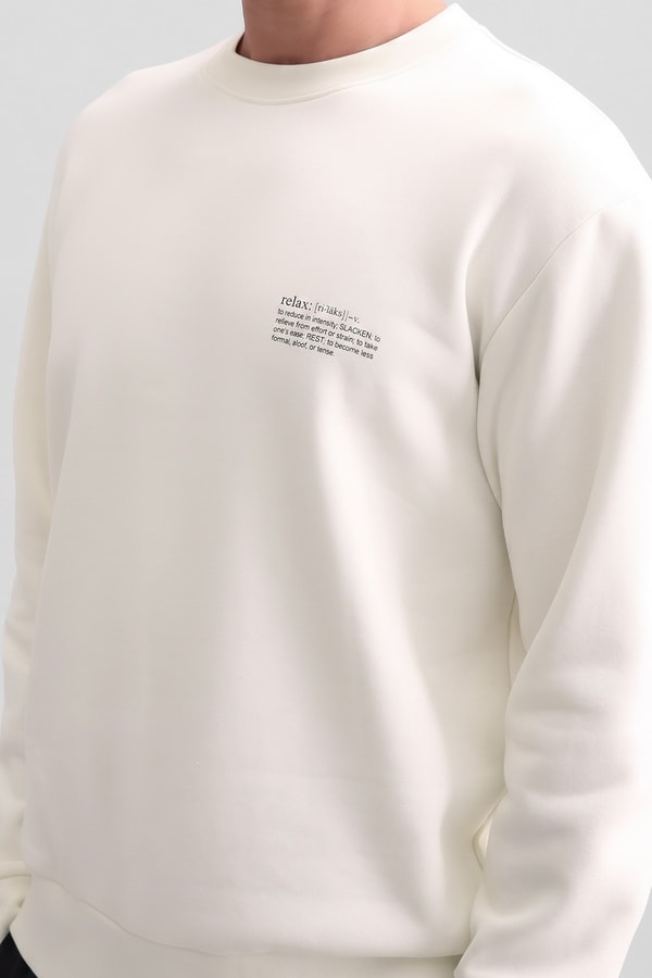 Mısırlı Erkek Pamuklu Uzun Kollu Pijama Takımı Ekru