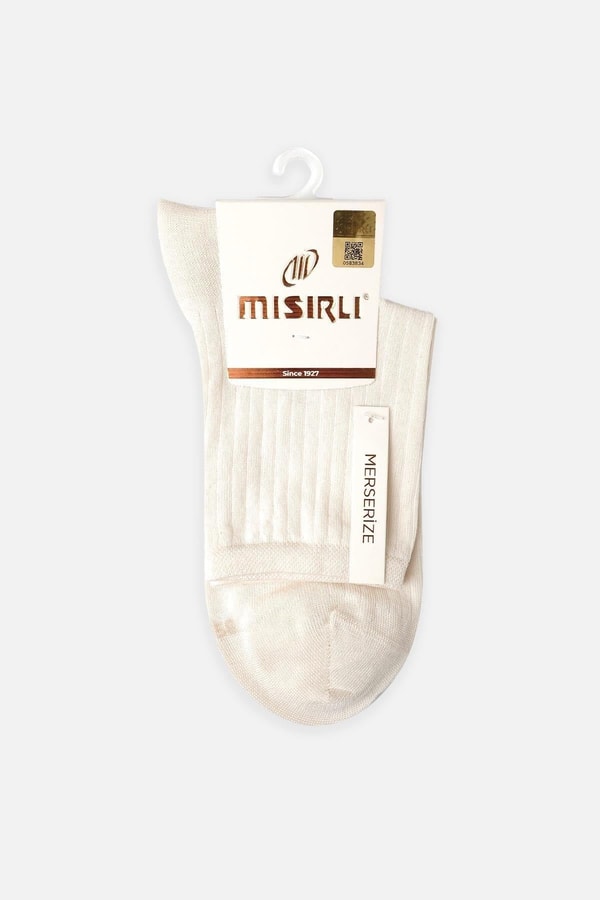 Mısırlı Kadın Merserize Tekli Soket Çorap Bej