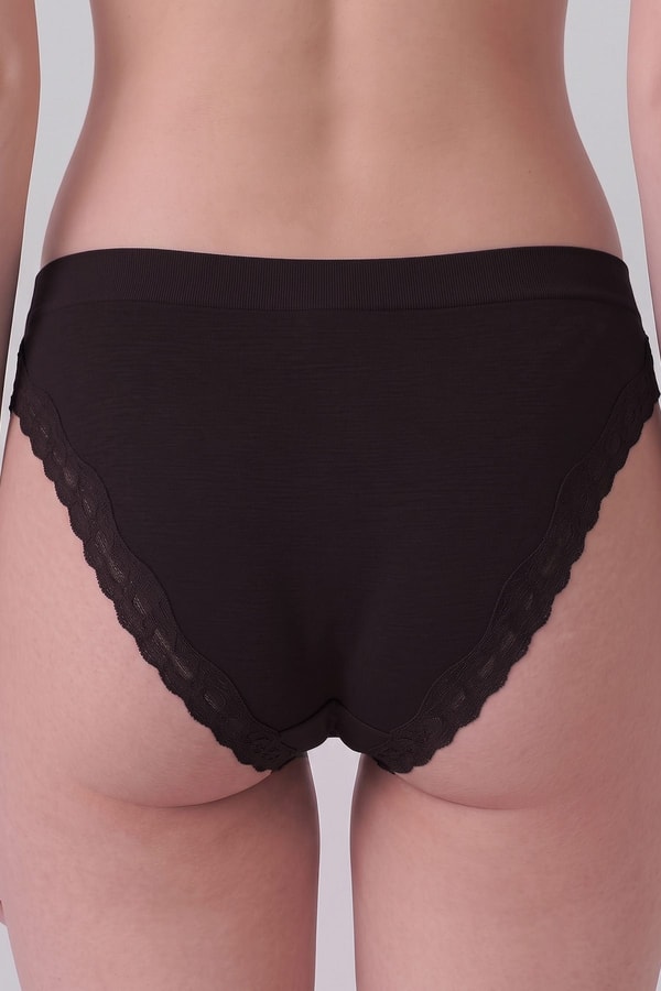 Mısırlı Kadın Modal Seamless Brief Slip Acı Kahve
