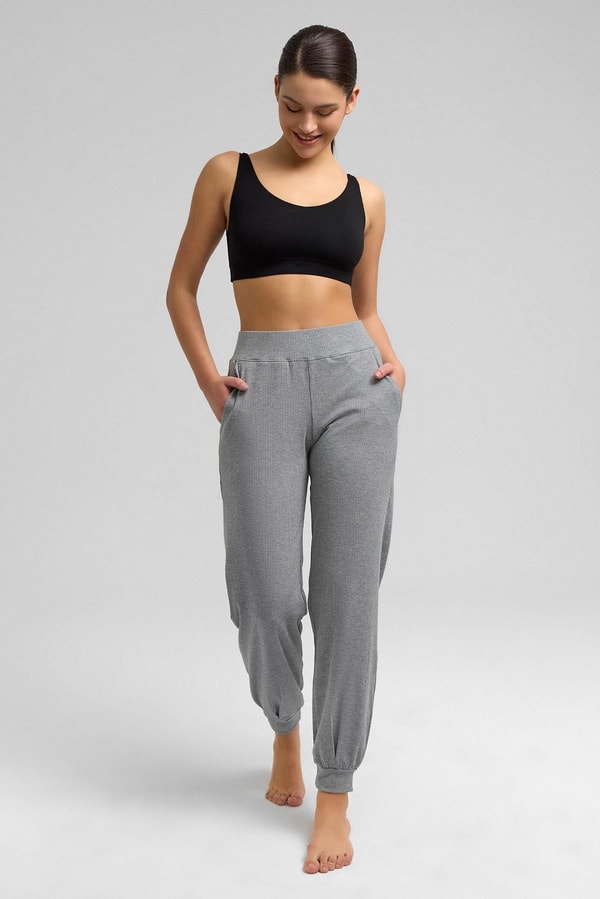 Mısırlı Kaşkorse Jogger Gri Melanj