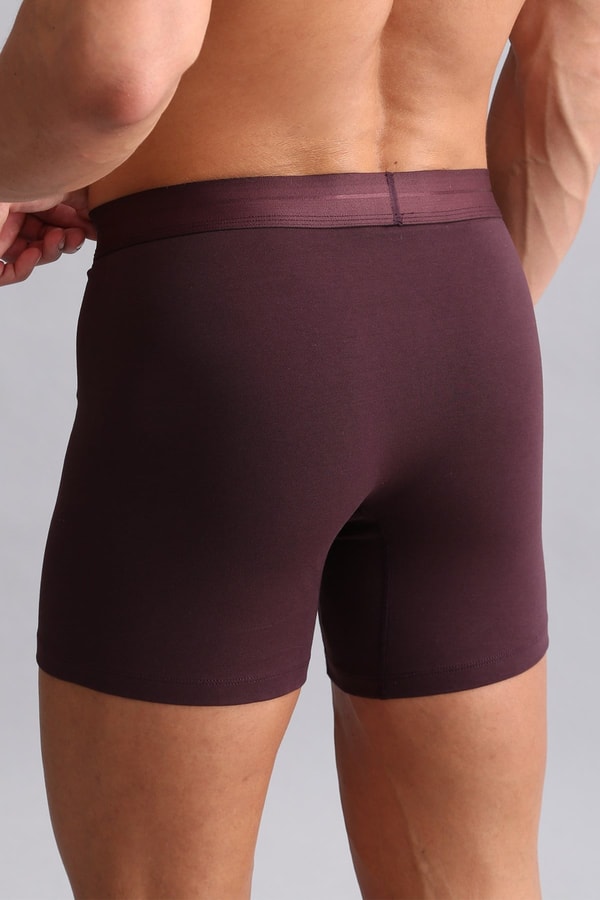 Mısırlı Modal by TENCEL SPARTACUS PLUS PERFORMANCE Long Boxer Mor